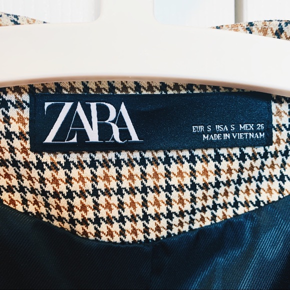 NEW Zara Plaid Coat/Blazer - Picture 5 of 6